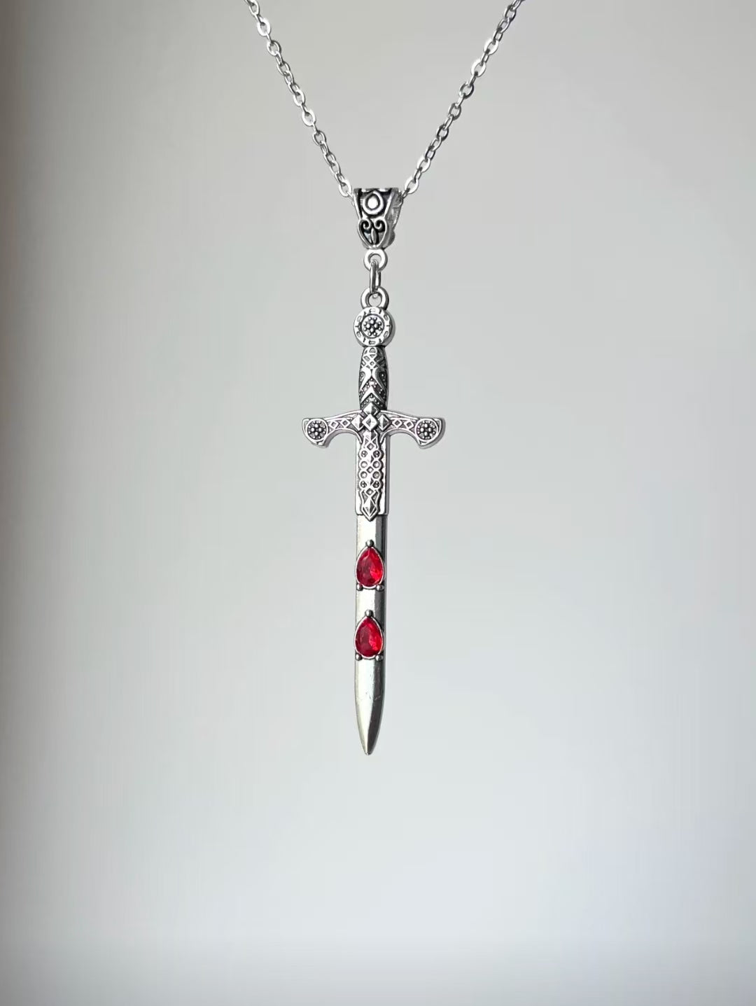 Blood and Sword Necklace
