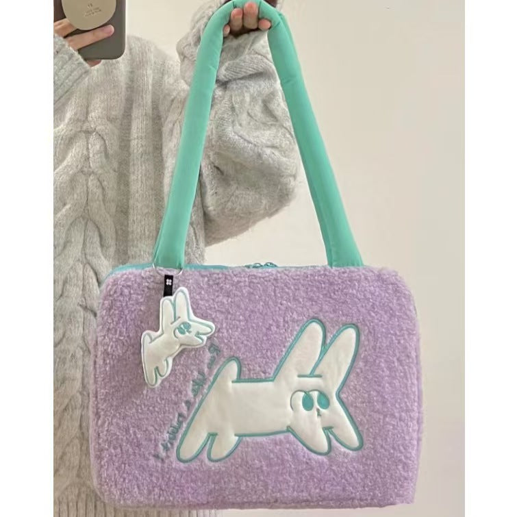 Y2K Rabbit cartoon pattern Handbag