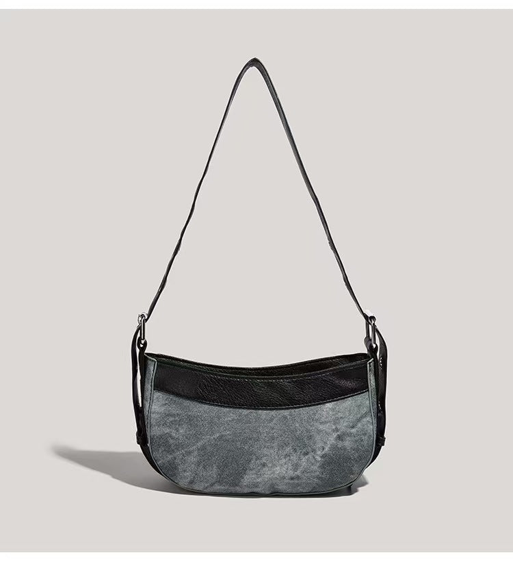 Y2K denim shoulder bag