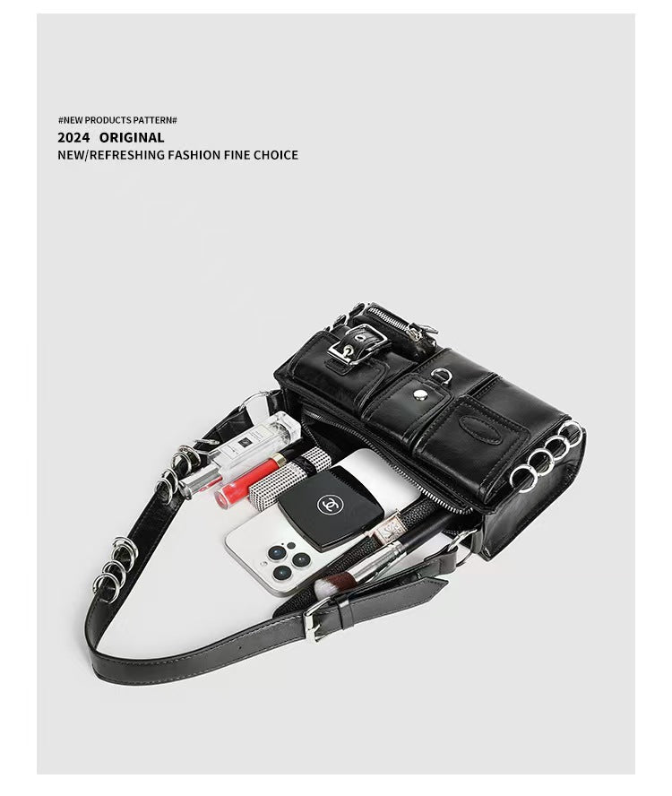 Y2K Punk Style ring Handbag