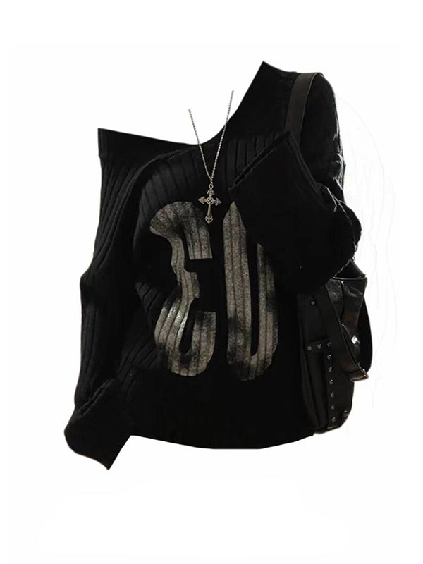 Y2K punk off-shoulder top with rebel bow straps and safety pin detailing under neon lights