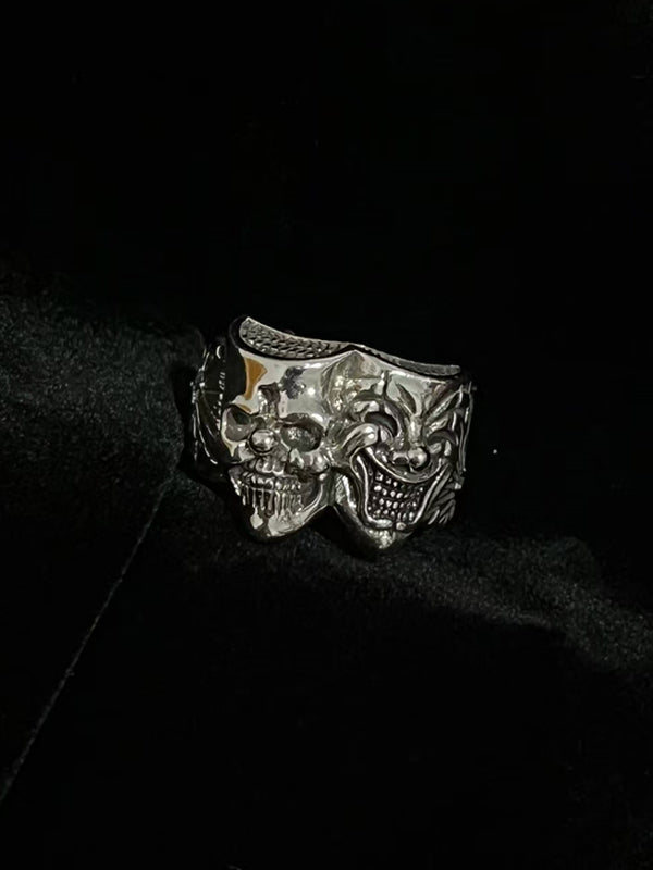 Dream Crystal,Y2k jewelry,skull ring jewelry