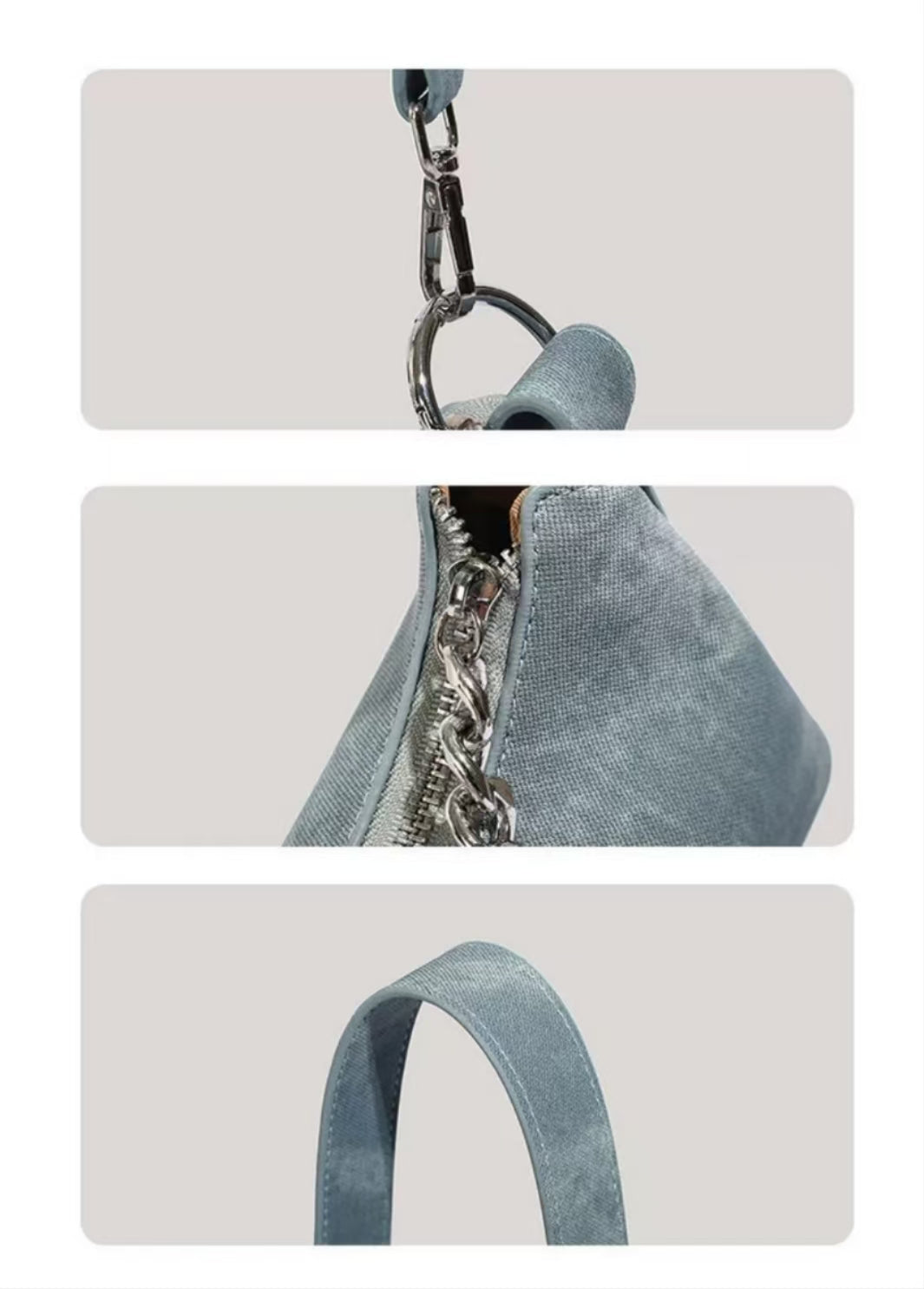 Y2K Punk Style chain Handbag