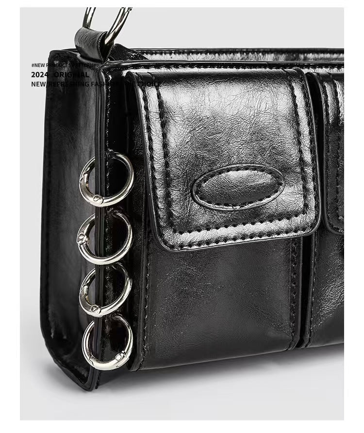Y2K Punk Style ring Handbag
