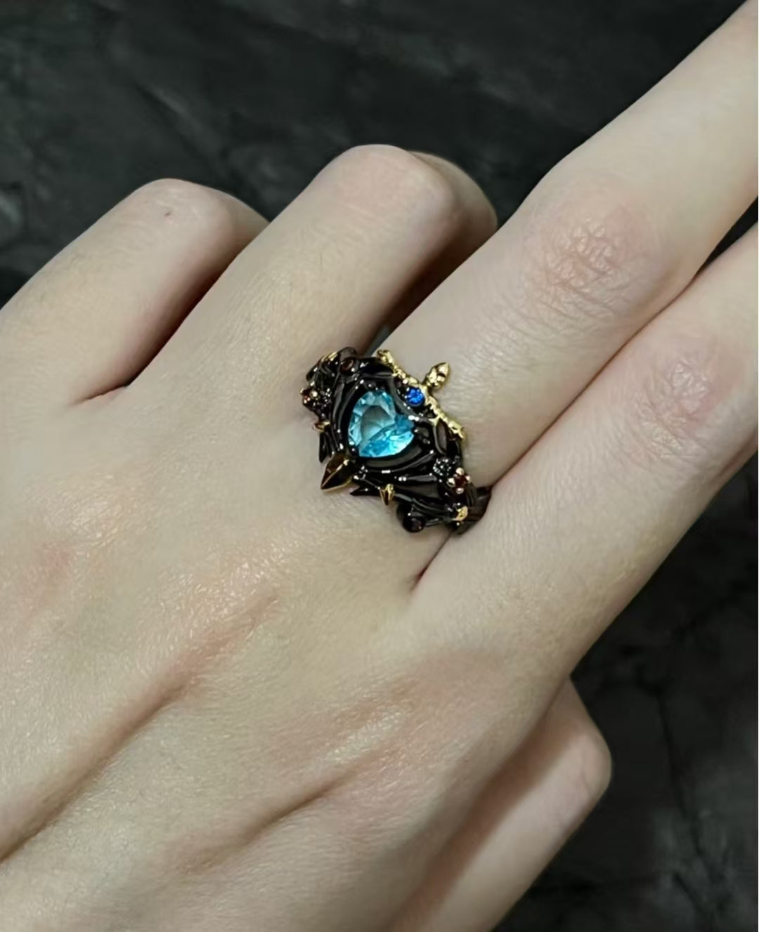 Heart Sword Rings