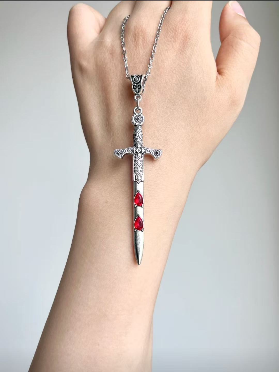 Blood and Sword Necklace