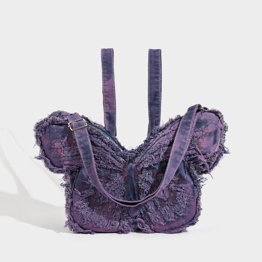 Y2K Butterfly tassel shoulder bag