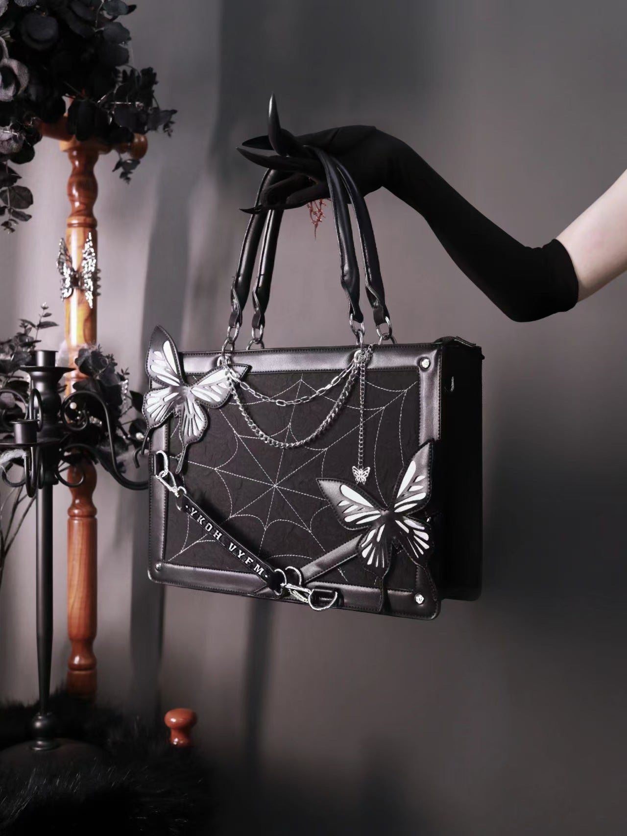 Y2K Gothic butterfly Handbag