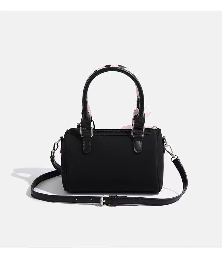 Y2K silk ribbon messenger bag
