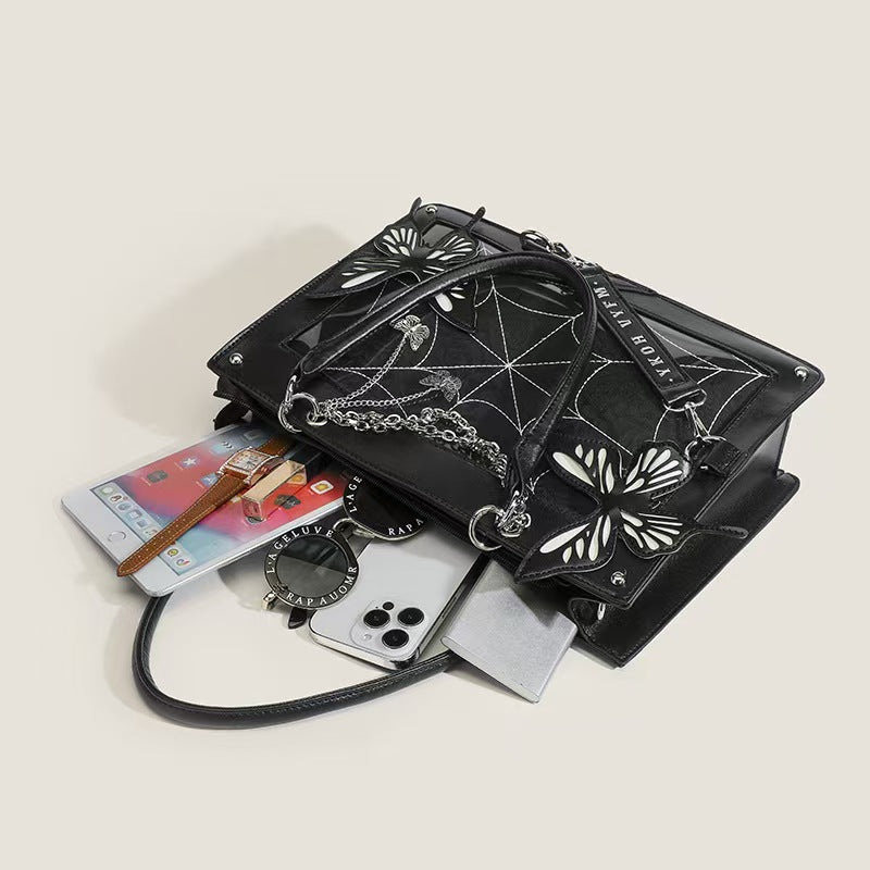 Y2K Gothic butterfly Handbag