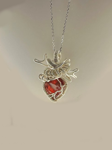 "Heart" Crystal Pendant