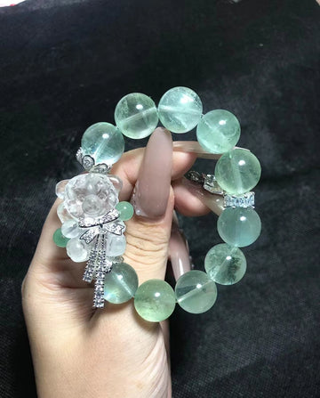 "Mint" Crystal bracelet