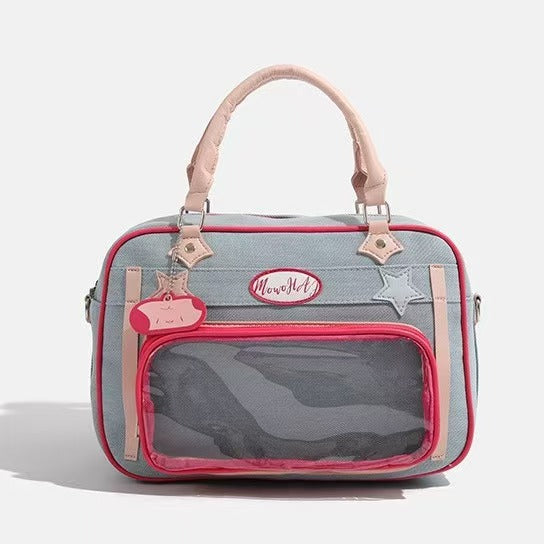 Y2K cartoon style messenger bag
