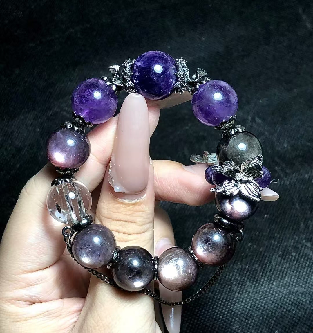 "Violetr" Crystal bracelet