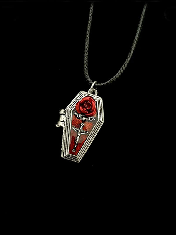 Y2K libra pendant necklace with gothic oxidized steel chains and celestial balance symbols