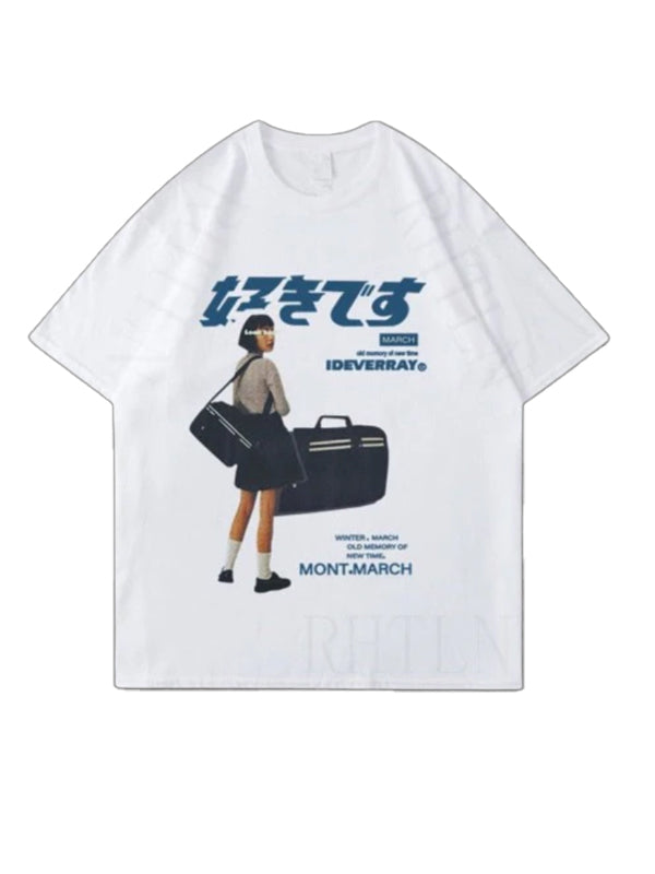 T-shirt décontracté de rue [007] 