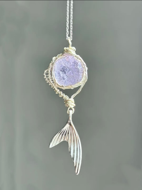 "Mermaid" Crystal Pendant