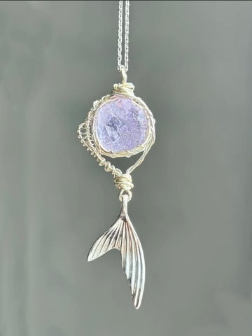 "Mermaid" Crystal Pendant