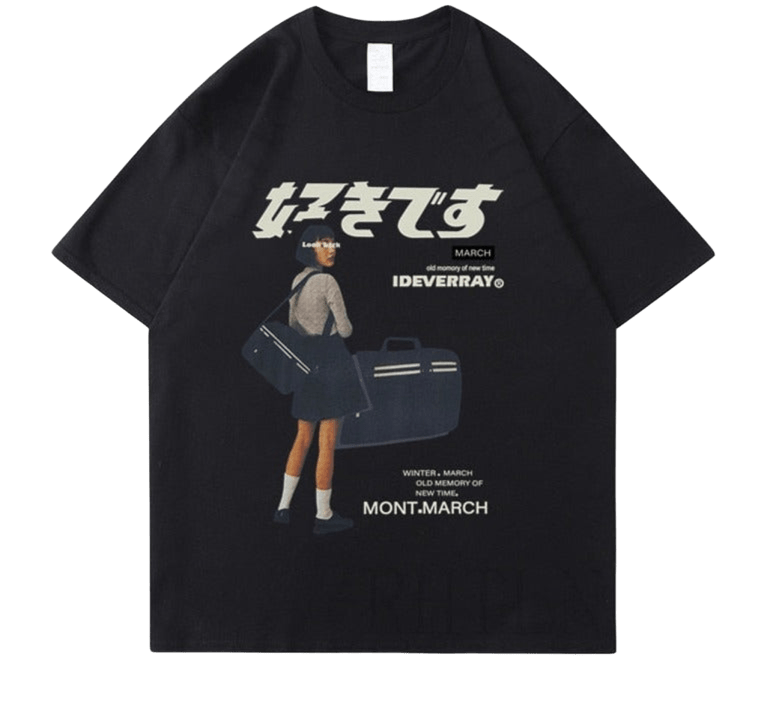 T-shirt décontracté de rue [007] 