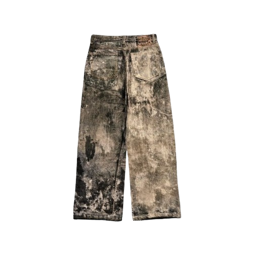 Retro camouflage pants