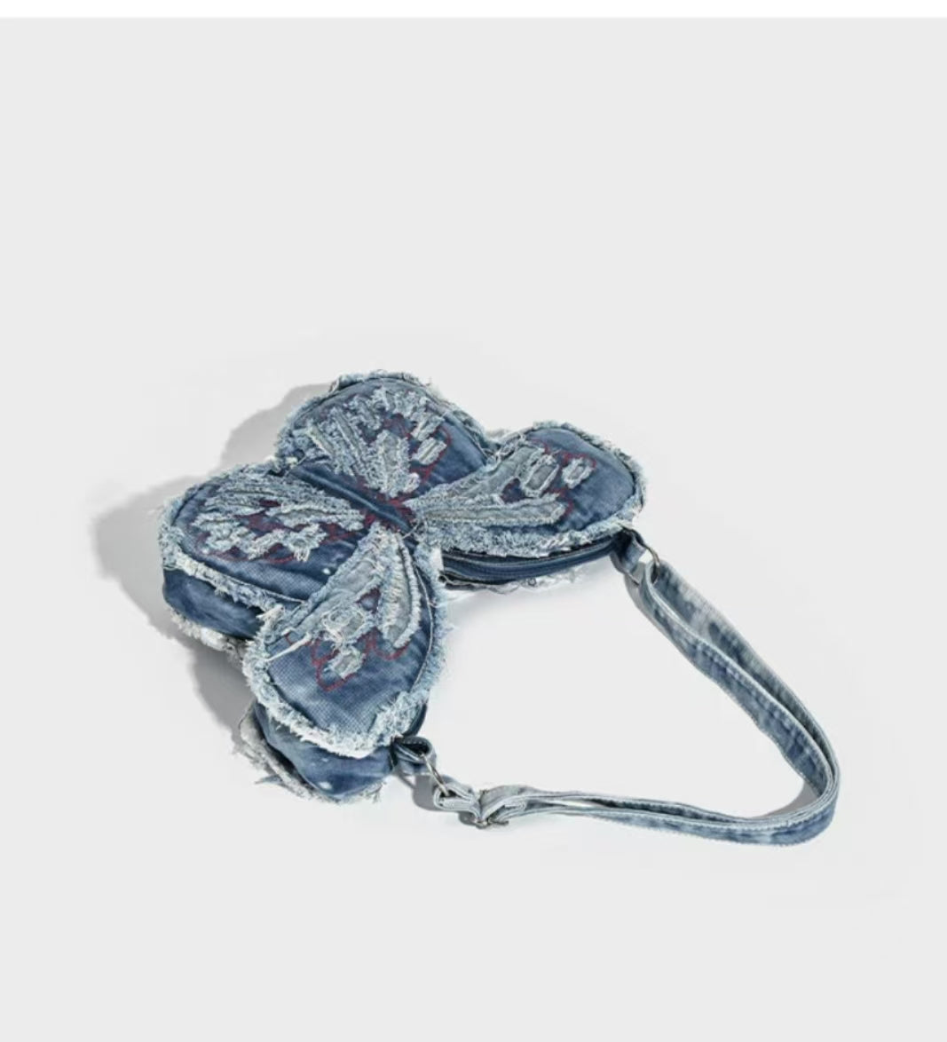 Y2K Butterfly tassel shoulder bag