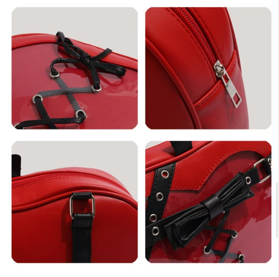 Y2K gothic style apple Backpack