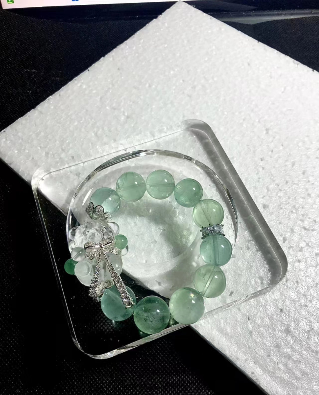 "Mint" Crystal bracelet