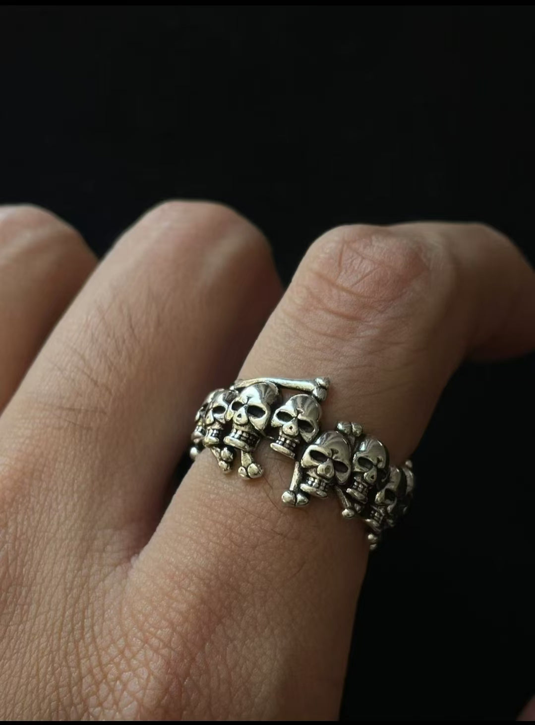 Alternative Skeleton II Rings – Intricate Design for Y2K, Punk & Gothic Lovers