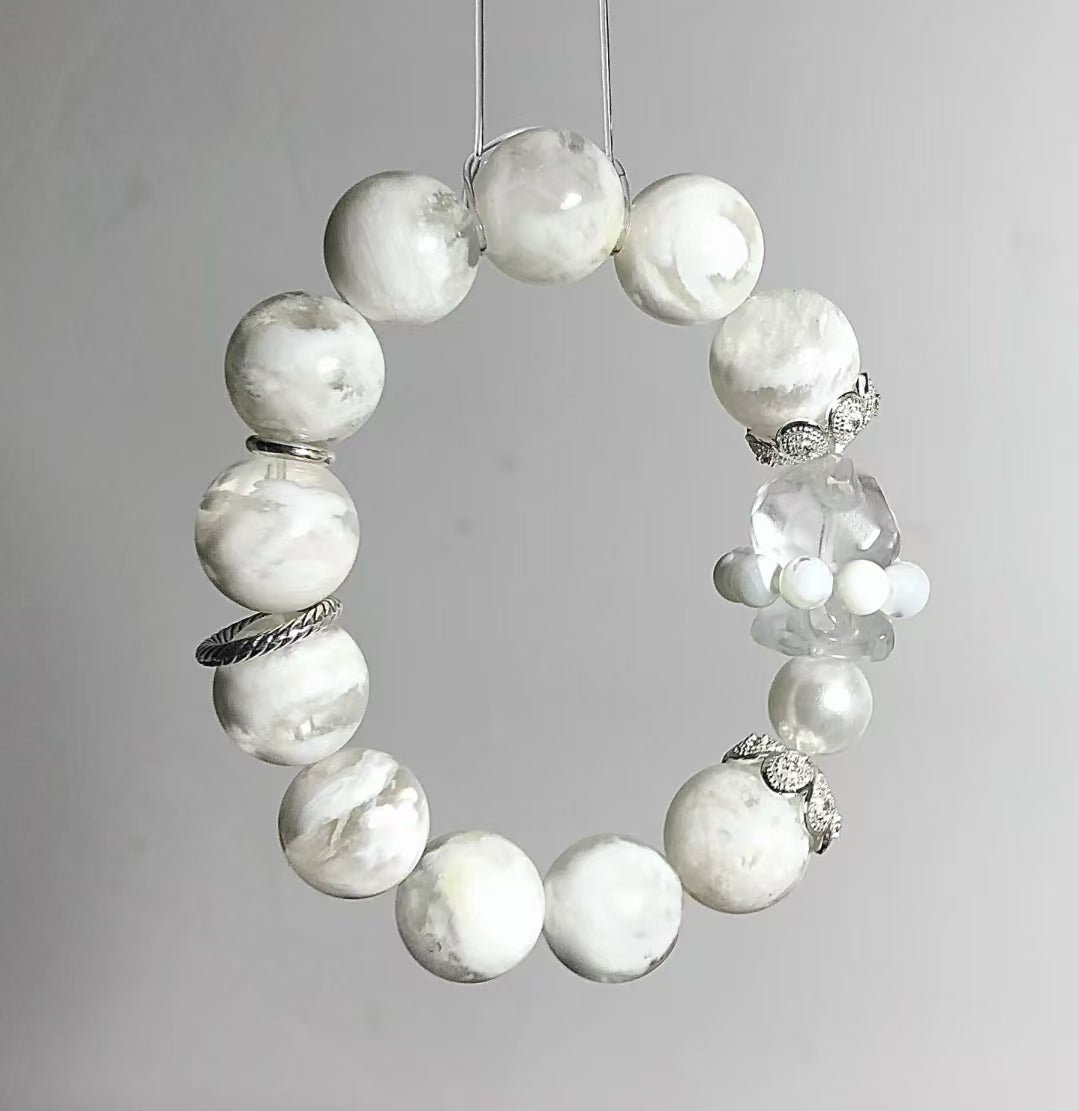 "Polar bear" Crystal bracelet