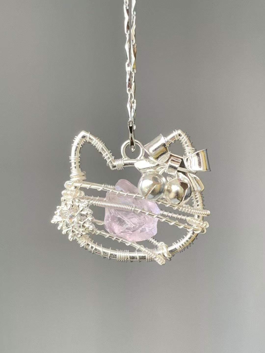 "Kitty" Crystal Pendant